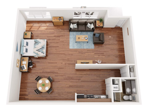 Felix Towers Live/Work Classic Floor Plan