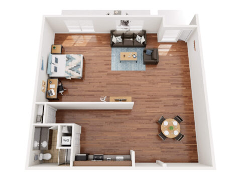Felix Towers Live/Work Large Classic Floor Plan